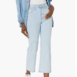 Levis High Waisted Crop Flare Denim